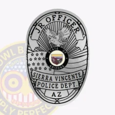 Str11 a1 custom junior sticker badges and design create build and order custom junior sticker badges personalized badges junior sticker badges silver