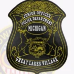 Eagle Top Police Badge Sticker view 4