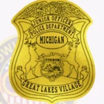 Eagle Top Police Badge Sticker view 2