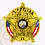 Police Sticker Badge 5 Pointed Star view 2