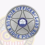 5 Point Star Sticker Badge, 2 Text Panels view 2