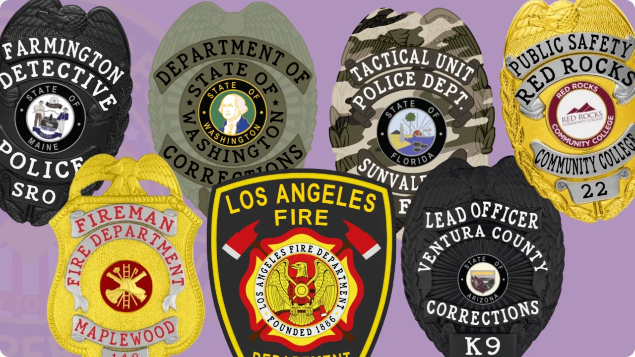 Ultimate guide to police and law enforcement badges types, usage, creation, and ordering tips!