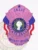 A vibrant custom metal badge for private security in BCAM pink, adorned with an eagle and stars at the top, and "CREST" arching above. The central design features a circular portrait of George Washington, encircled by "STATE OF PRIVATE SECURITY." Below, "SECURITY OFFICER" and "CRPS" are prominently featured, all secured with a safety pin attachment for easy wear.