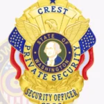Custom Private Security Badge Shield view 2