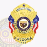 Custom Security Guard Badge Shield view 1