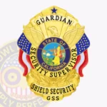Custom Security Supervisor Badge Shield view 1