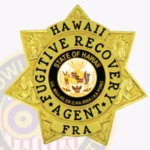 Fugitive Recovery Agent Badge 7 Point Star Top Ribbon view 2