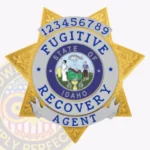 Fugitive Recovery Agent Badge 7 Point Star Ribbons view 1