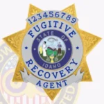 Fugitive Recovery Agent Badge 7 Point Star Ribbons view 2