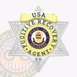 Fugitive Recovery Agent Badge 6 Point Star 18-A1FRA view 1