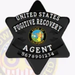 Fugitive Recovery Agent Badge 6 Point Star 18-P1FRA view 5