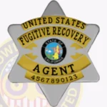 Fugitive Recovery Agent Badge 6 Point Star 18-P1FRA view 2