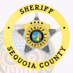 Traditional Sheriff 5 Point Star Badge in Circle Banner with Rounded Points view 2