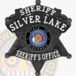 Modern Sheriff 6 Point Star Badge with Rounded Points, 3 Ribboned view 4