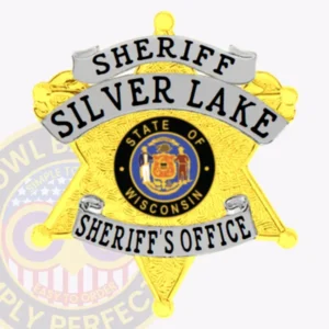 6-Point Star · Gold sheriff badge