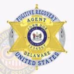 Fugitive Recovery Agent Badge 6 Point Star 19-H17FRA view 1