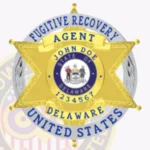 Fugitive Recovery Agent Badge 6 Point Star 19-H17FRA view 2