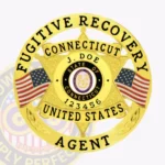 Fugitive Recovery Agent Badge 6 Point Star 19-H18FRA view 1