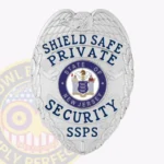 Custom Private Security Badge Eagle Top 2-C12PRSB view 1