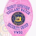 Custom Security Supervisor Badge Eagle Top 2-C12SSB view 5