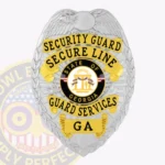 Custom Security Guard Badge Eagle Top 2-C13SGB view 1