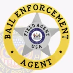 Bail Enforcement Agent Badge 5 Point Star in Circle 20-A17BEA view 1