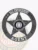 Metal badge in black designed for bail enforcement agents, with a circular outer ring inscribed “BAIL ENFORCEMENT AGENT” and a five-point star in the center featuring the Connecticut emblem and United States text, secured by a safety pin.