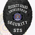 Custom Security Guard Badge Eagle Top 3-C11SGB view 4