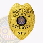 Custom Security Guard Badge Eagle Top 3-C11SGB view 1