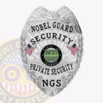 Custom Private Security Badge Eagle Top 3-C15PRSB view 1