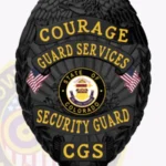 Custom Security Guard Badge Eagle Top 3-C15SGB view 4