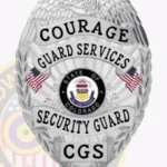 Custom Security Guard Badge Eagle Top 3-C15SGB view 2