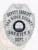 A polished silver custom metal badge for deputy sheriffs prominently displays "DEPUTY SHERIFF" at the top. The badge features an eagle motif and a central circular emblem showcasing the state seal of Tennessee. Below, "OAK RIDGE COUNTY SHERIFF'S DEPT." is clearly inscribed. It includes a safety pin attachment for secure wearing.