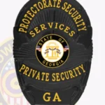 Custom Private Security Badge Oval, 4 Text Panels view 4