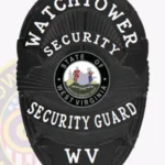 Custom Security Guard Badge Oval, 4 Text Panels view 4