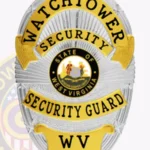 Custom Security Guard Badge Oval, 4 Text Panels view 2