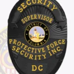 Custom Security Supervisor Badge Oval, 5 Text Panels view 4