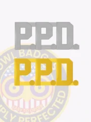 Custom Metal Collar Pins For Police and Publix Safety, in Gold and Silver Colors