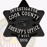 Cook County Sheriff Badge view 4