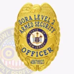 SORA Level 2 Armed Security Officer Badge 2-C10-2SA view 1