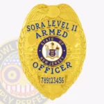 SORA Level 2 Armed Security Officer Badge 2-C13SA view 1