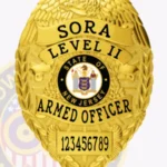 SORA Level 2 Armed Security Officer Badge 3-C11SA view 2