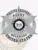 Silver 6-point star badge designed for Fugitive Recovery Agents, displaying the Delaware state seal at the center. The badge is personalized with James Franklin and agent ID 6712345, surrounded by a circular banner reading 'Fugitive Recovery Agent Delaware United States,' with a safety pin for fastening.