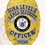 SORA Level 2 Armed Security Officer Badge 2-C10-2SA view 4