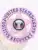 Custom pink metal badge for Fugitive Recovery Agents, formed as a 5-point star within a circle that reads 'United States Fugitive Recovery Agent.' The center seal shows American flags and the phrase 'Liberty & Justice For All.' Includes a safety pin attachment for wearing.