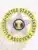 Custom silver 5-point star metal badge with a gold circular banner that reads 'United States Fugitive Recovery Agent.' The center features the Bail Enforcement emblem with American flags and the motto 'Liberty & Justice For All,' with a safety pin attachment on the back.
