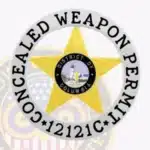 Concealed Carry Weapons Badges, 2 Text Panels view 5