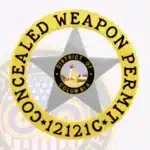 Concealed Carry Weapons Badges, 2 Text Panels view 4