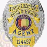 Eagle Top Fugitive Recovery Agent Badge 3-C11FRA view 5