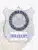 Silver custom shield metal badge for Ontario Provincial Police sergeant, featuring embossed provincial symbols and blue 'SERGEANT' text on a white patch, secured by a safety pin.
